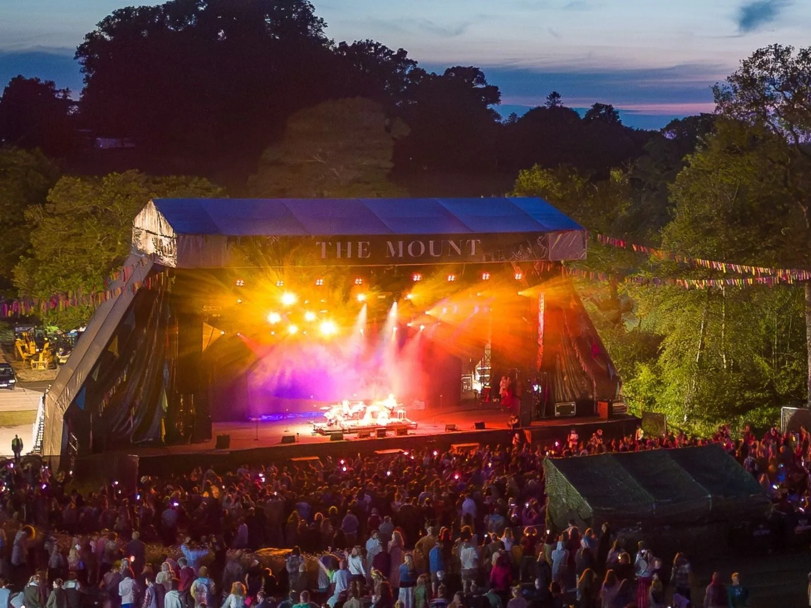 The Mount Stage aerial view