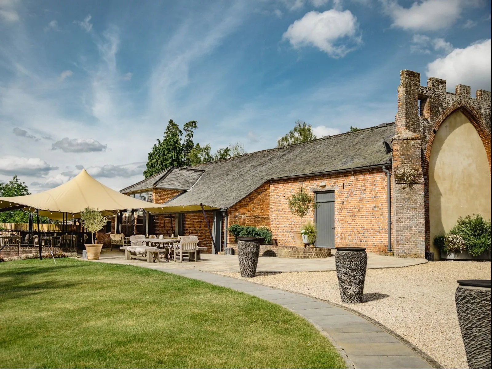 New Covered Outdoor Terrace