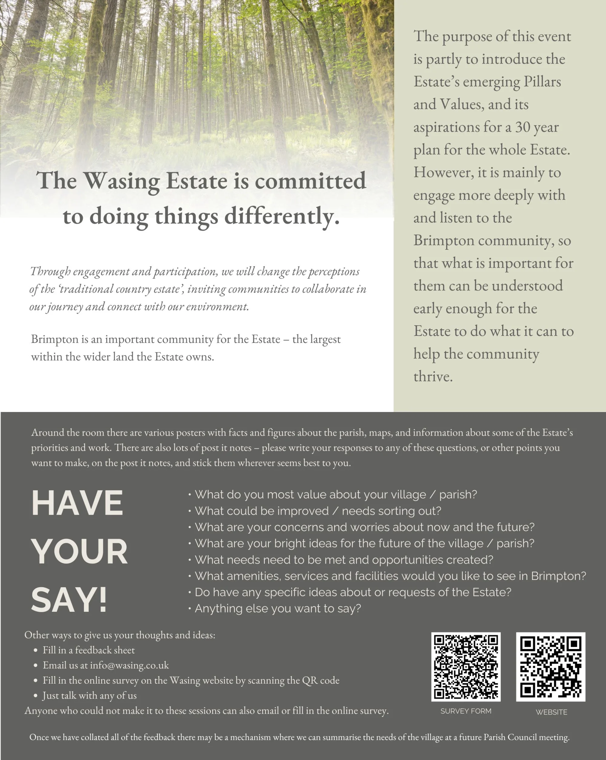 Brimpton Village Feedback