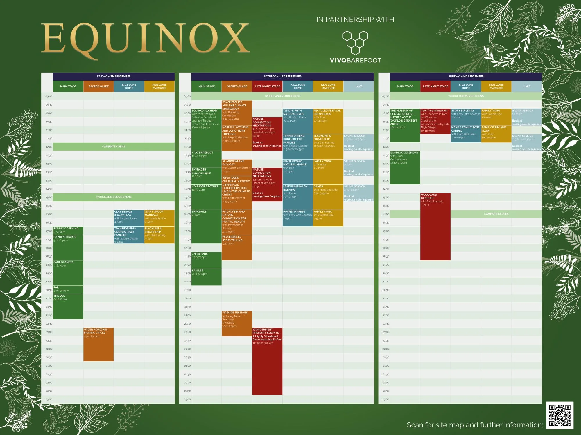 Equinox Line-Up