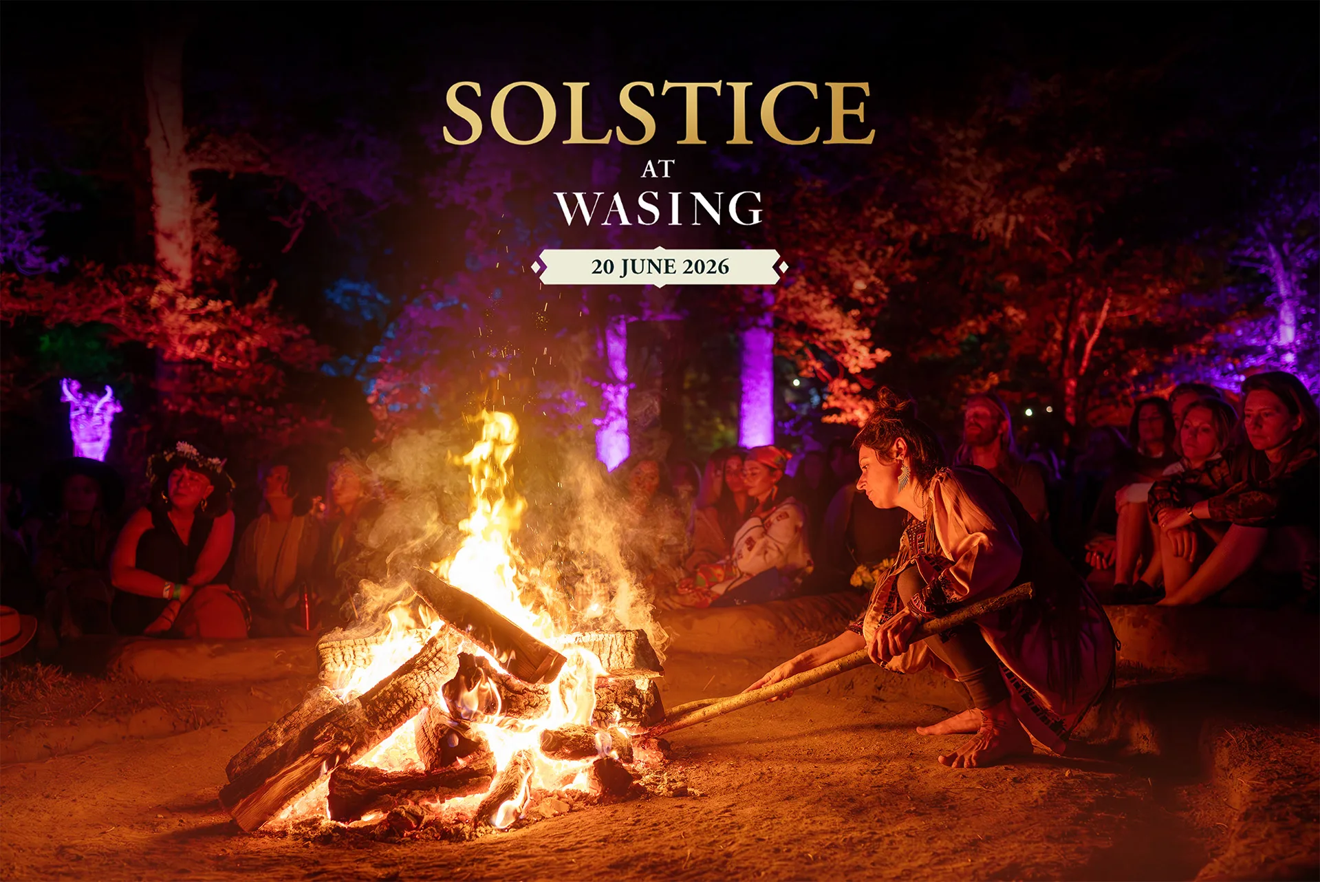 Honouring the Sacred Flame: Fireside Ceremony at Solstice at Wasing