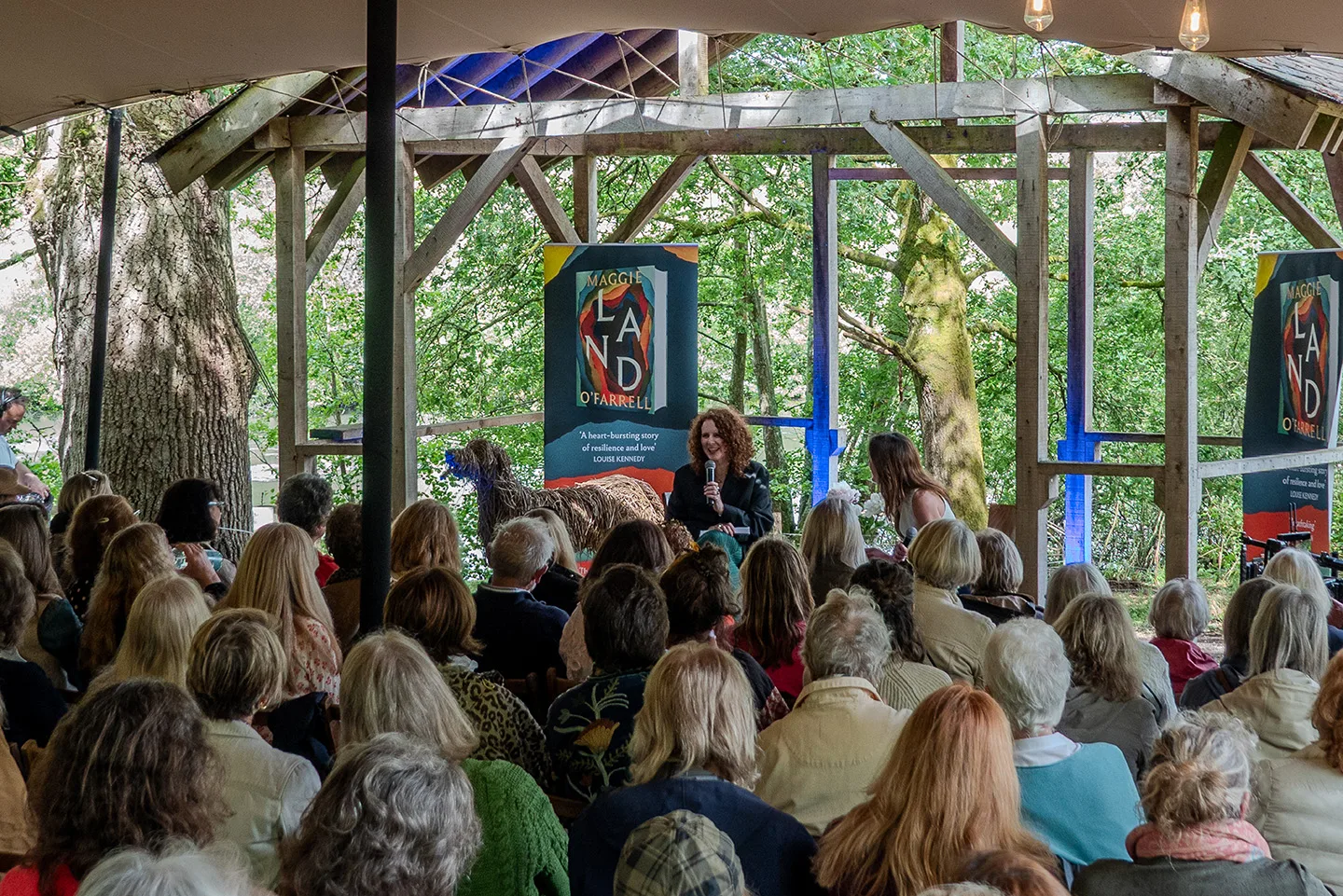 Welcoming Maggie O&rsquo;Farrell to Wasing for the Launch of Land